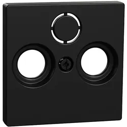 Merten Zentralplatte sw matt Antennensteckdose MEG4123-0403