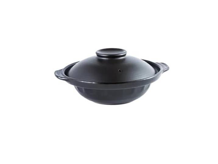 Topf Auflauf Keramik Suppentopf Reis Gas Tontopf Gedämpfter Reis, geschmorter Hühnerreis und hitzebeständiger Tontopf(Shallow 3 L)