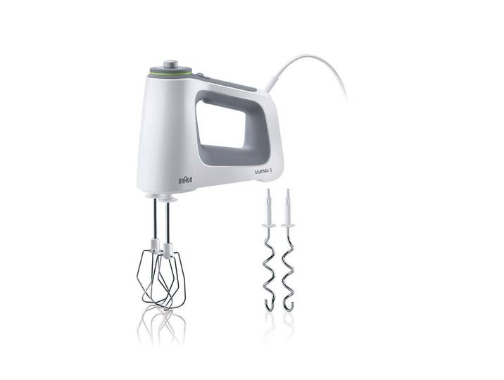 BRAUN Handmixer MultiMix 5 HM5100WH , weiss (weiß), Mixer, Handmixer