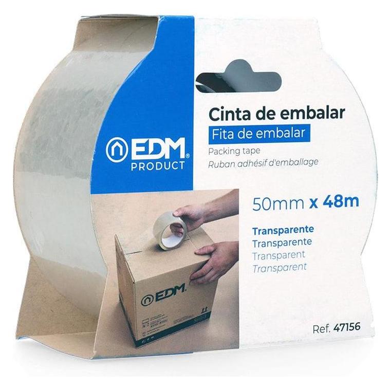 EDM Adhesive transparent packaging tape 48 microns 50 mm x 48 m (50 mm) (49443089)