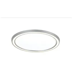 Bopp LED-Deckenleuchte Smart Alu, Eisen, Stahl & Metall Grau Alu