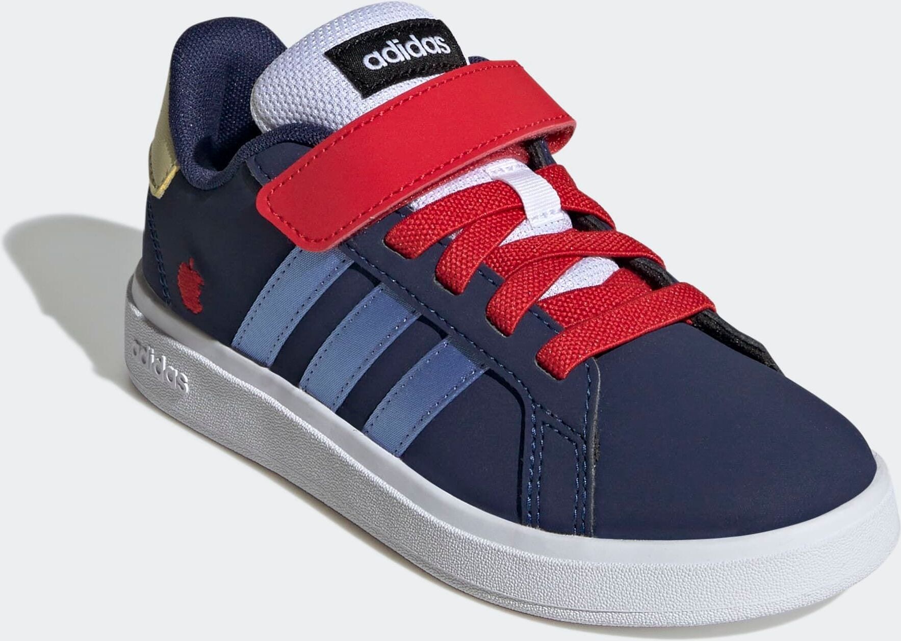 Sneaker ADIDAS SPORTSWEAR "ADIDAS DISNEY SNOW WHITE GRAND COURT 00S KINDER", Kinder, Gr. 34, blau (dunkelblau, blau fusion, better scarlet), Synthetik, Schuhe Sneaker, für Kinder & Jugendliche dunkelblau, blau fusion, better scarlet 34