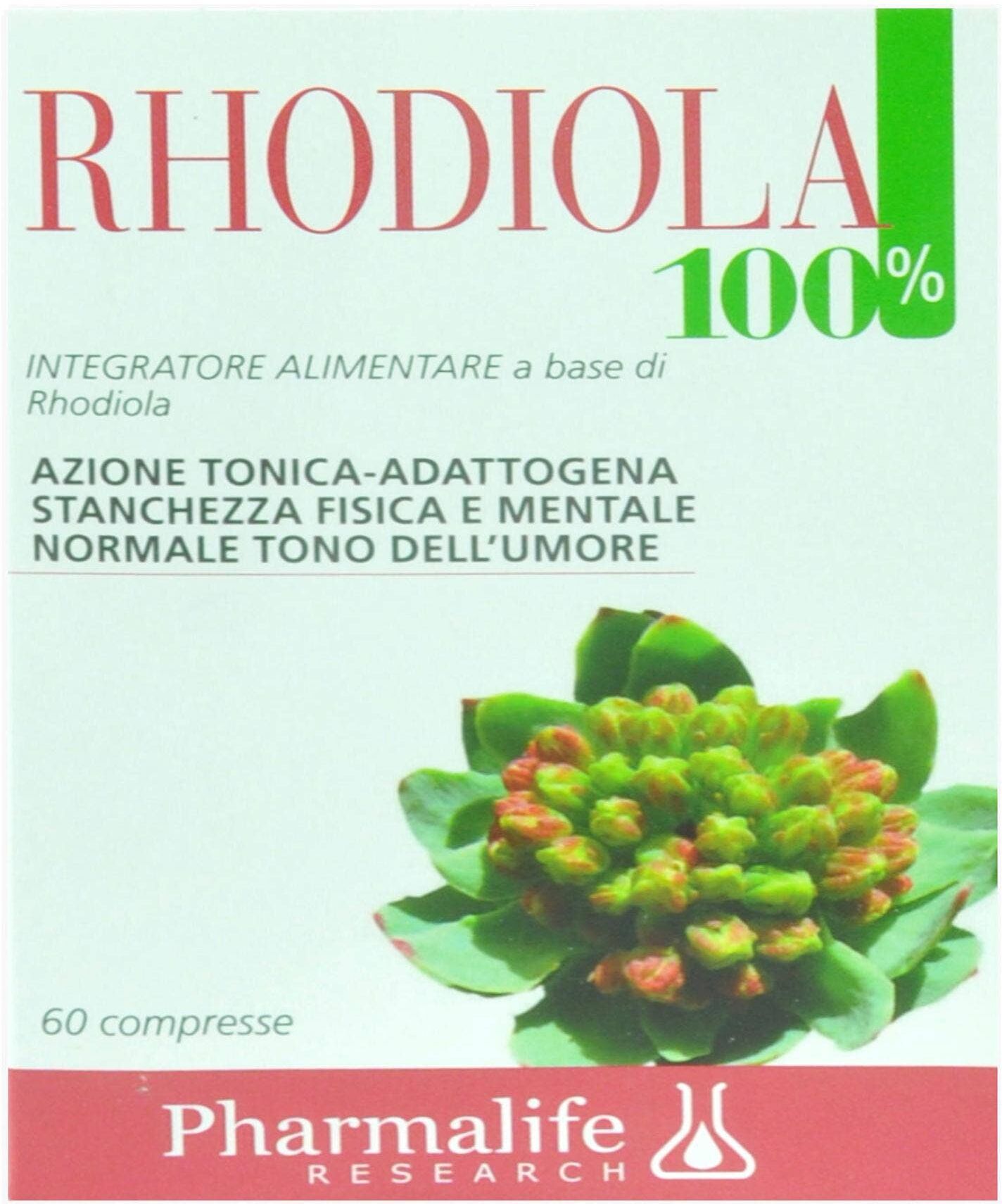 PHARMALIFE Rhodiola 100% 60 Compresse 