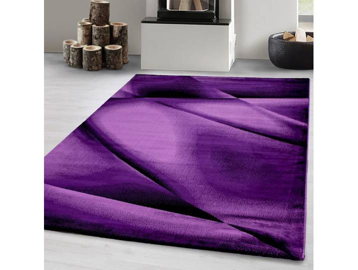 Carpetsale24 Tapis de Salon Design Abstrait Violet 240x340 cm Moderne Tapis Moelleux