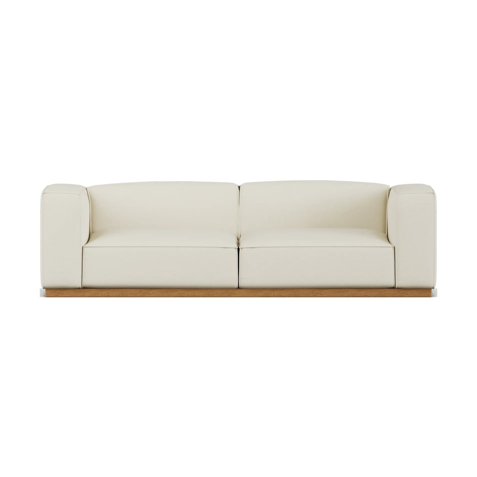 1898 Bergsdal Oslo sofa, 3-zits, Essen eikenkleurig gebeitst