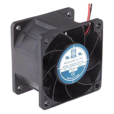 RS PRO DC Axiallüfter 60mm 104m³/h 12Vdc (60 mm) (7033436)
