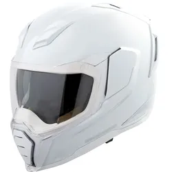 Icon Ultraflite Solid, Integralhelm - Weiß - 3XL
