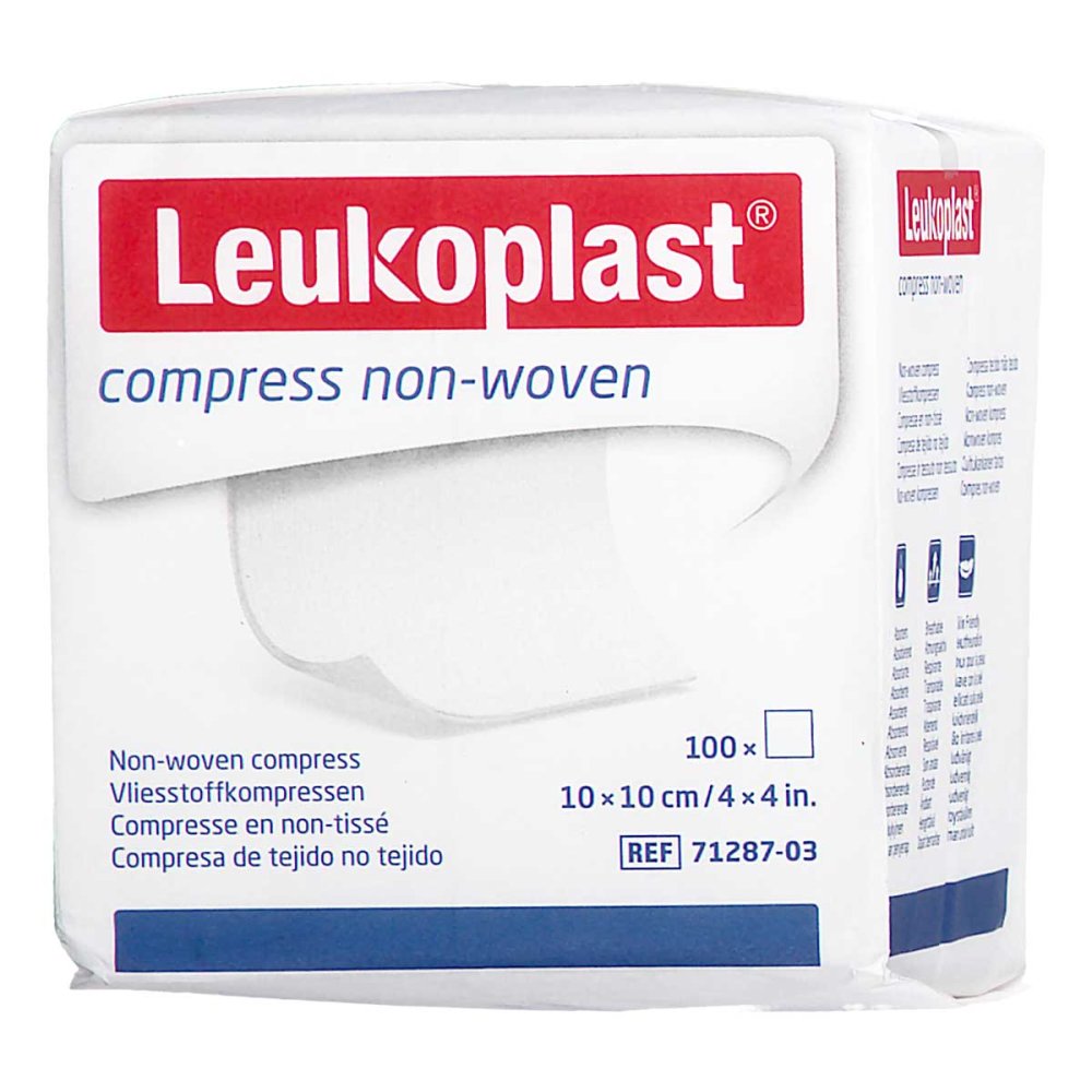 BSN medical GmbH Leukoplast Compress Non-woven 10x10cm Unste.4f 17207076
