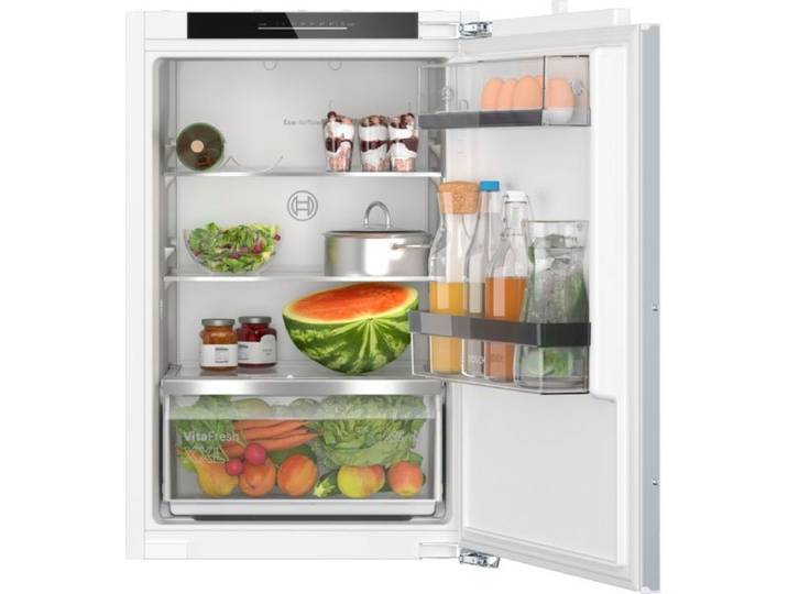 BOSCH Einbaukühlschrank Serie 6 KIR21ADD1, 87,4 cm hoch, 55,8 cm breit, Extra viel Platz für deine frischen Lebensmittel dank VitaFresh XXL