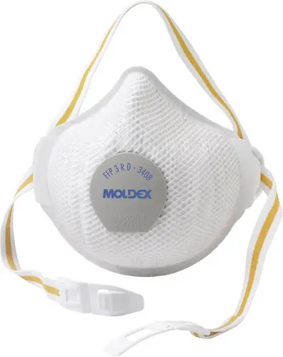 Moldex 3408 340801 Feinstaubmaske mit Ventil FFP3 D 1 St. EN 149:2001 DIN 149:2001