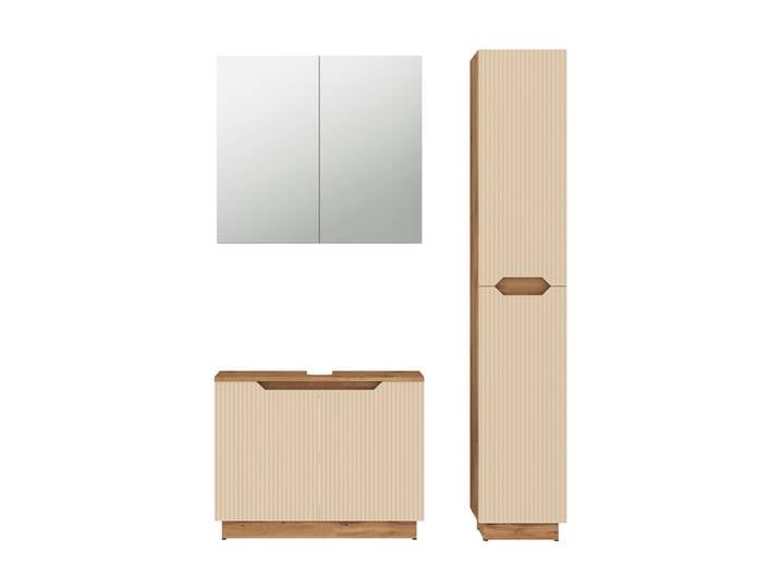 Meubles bain 3 pièces cachemire 80x62.1cm