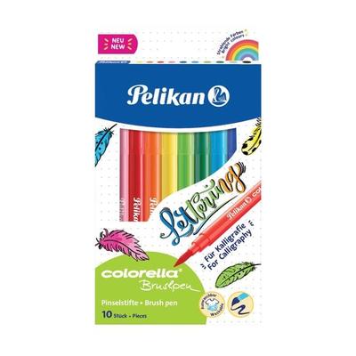 Pelikan Fasermaler Colorella Brushpen, 10er Set