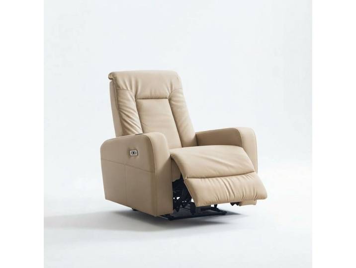 JVmoebel Relaxsessel Exklusiver weißer Sessel aus Textil für modernes Wohnen (1-St., Sessel), Made in Europa