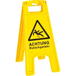 WSA RUTSCH - Warnschild Aufsteller - Achtung Rutschgefahr