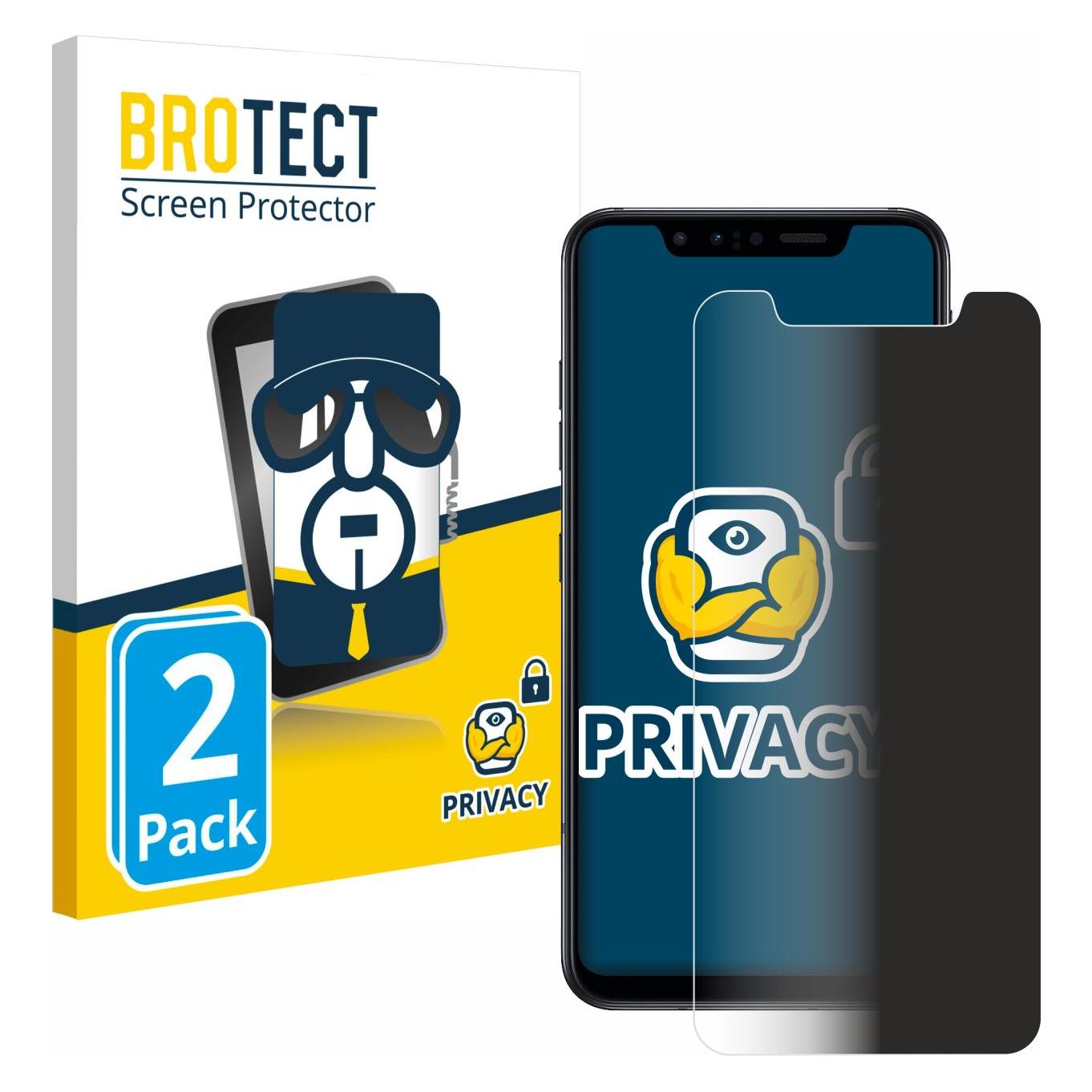Brotect Sichtschutzfolie Anti-Spy Privacy Folie Blaulicht-Schutz (LG G8s ThinQ) (4334884)