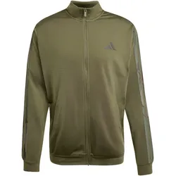 adidas 3-Streifen Regular Fit Camouflage Trainingsjacke Herren KF4157 - olive strata/multicolor XL