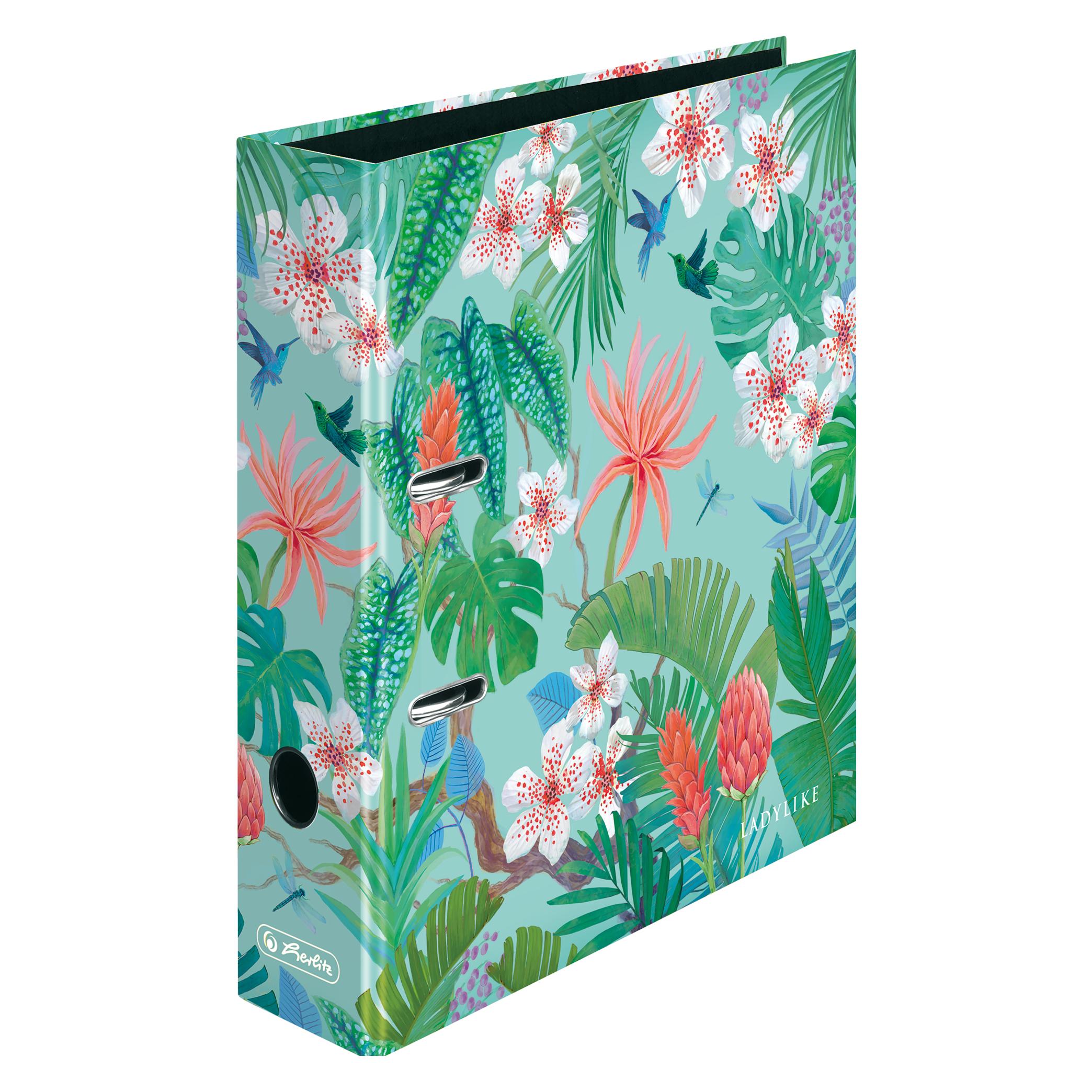 Herlitz Ordner maX.file A4 8cm Ladylike Jungle (A4, 80 mm, 1 Stk.) (50044054)