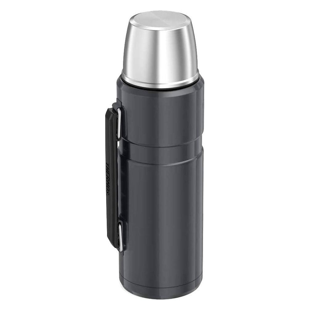 Thermos Style for beverages with handle - metallic gray 1.2 l (1.20 l) (41904167)