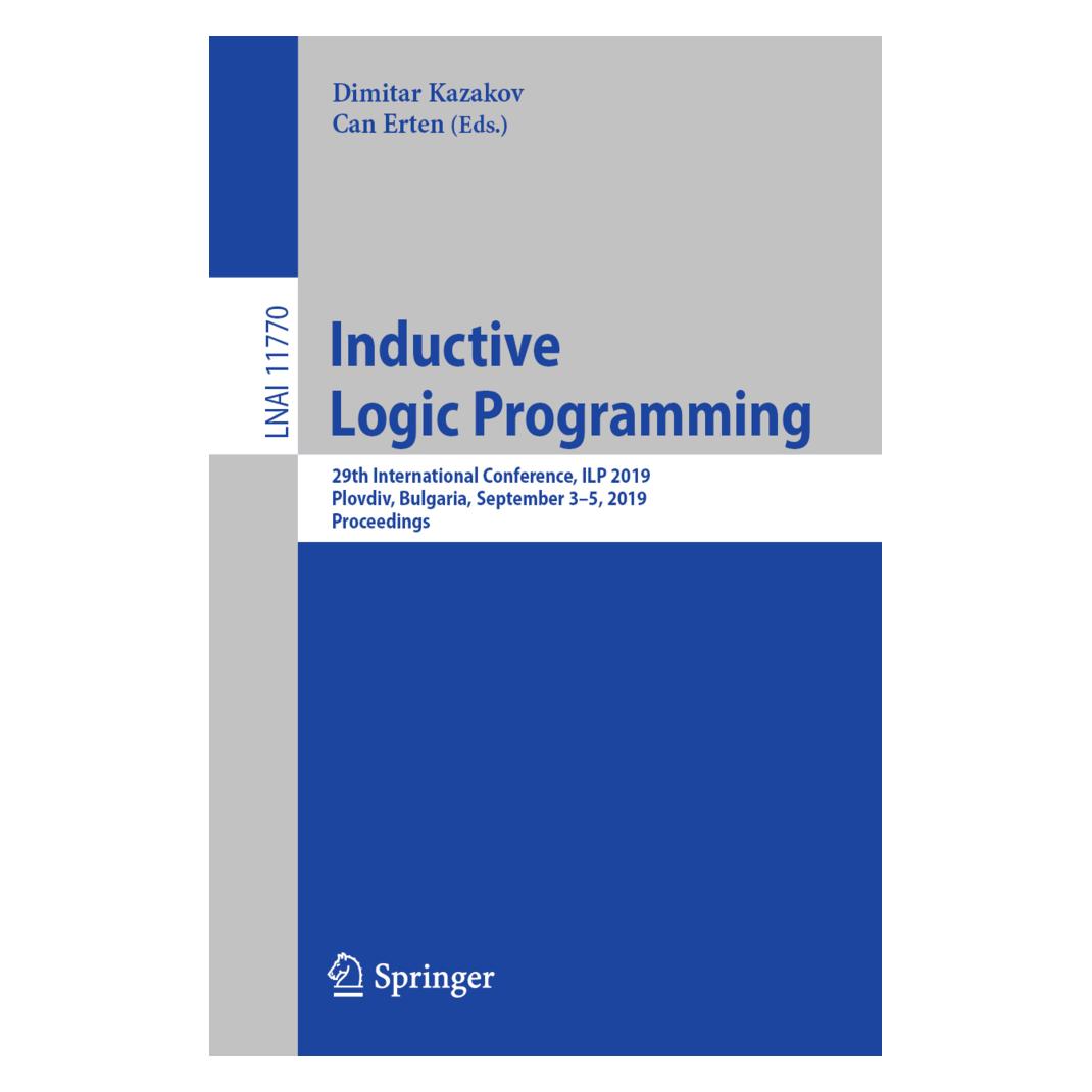 Springer Inductive Logic Programming (Englisch, Softcover, Can Erten, Dimitar Kazakov) (56138333)