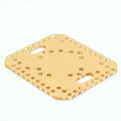 Makeblock PMMA-Trägerplatte MegaPi, 58x M4-Bohrungen, 8 mm Raster, 90x104 mm, Acryl transparent