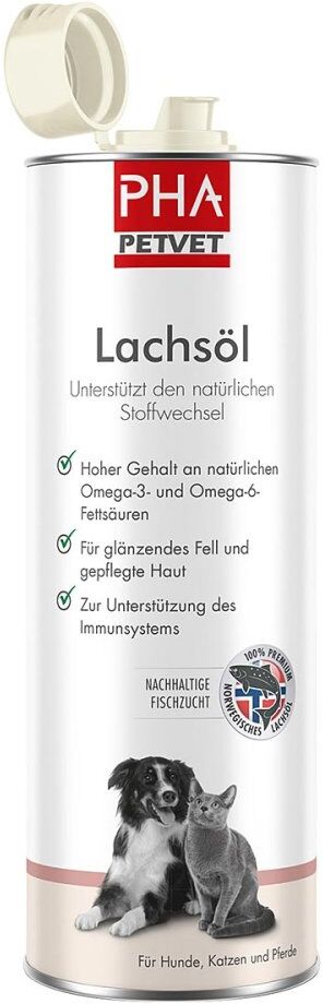 Pha Lachsöl für Hunde/Katzen/Pferde
