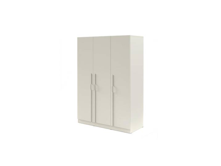 Deine Möbel 24 Drehtürenschrank Brisso BR2 150/210/60,5 cm in Kaschmir mit Metallgriffen, 150x210x61 cm, Schlafzimmer, Kleiderschränke, Drehtürenschränke