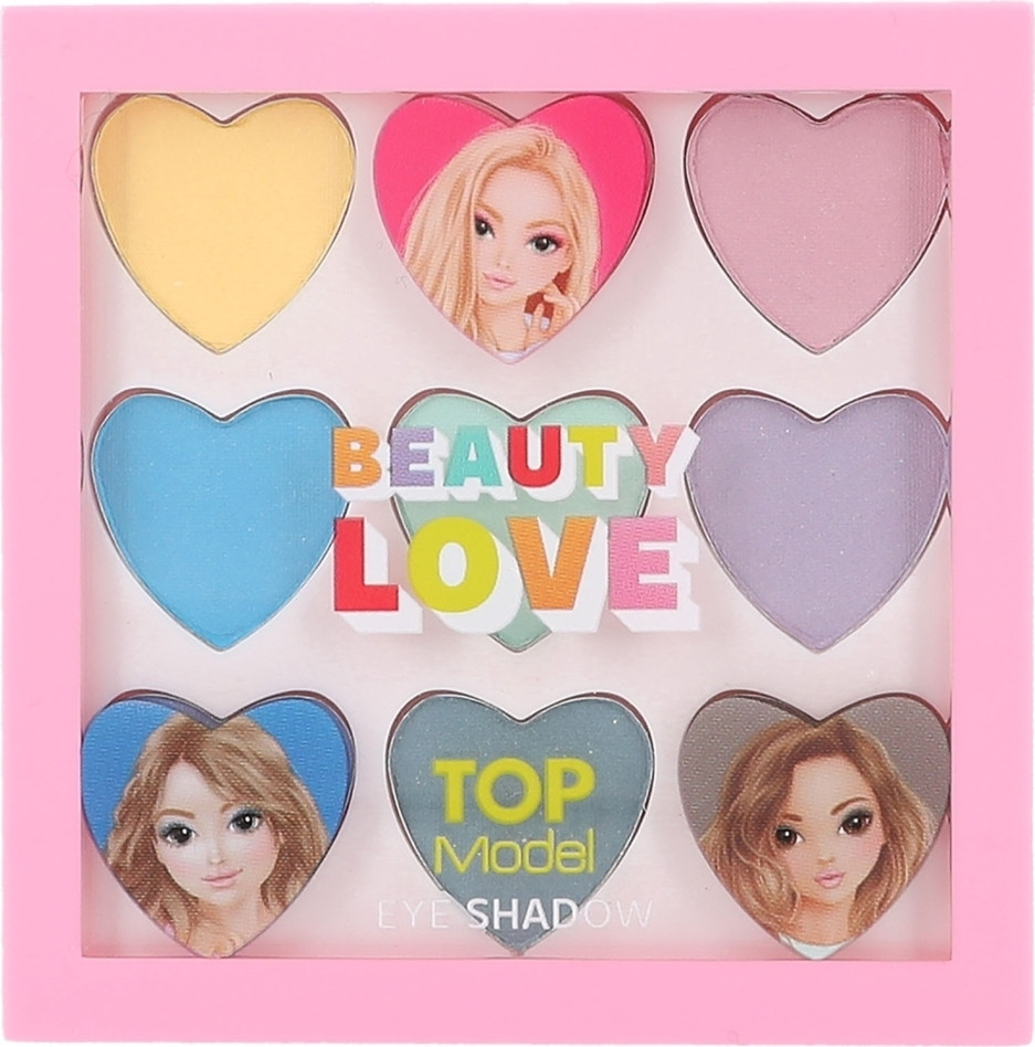 Depesche TOPModel Beauty and Me Oogschaduwpalette met 9 trendy kleuren