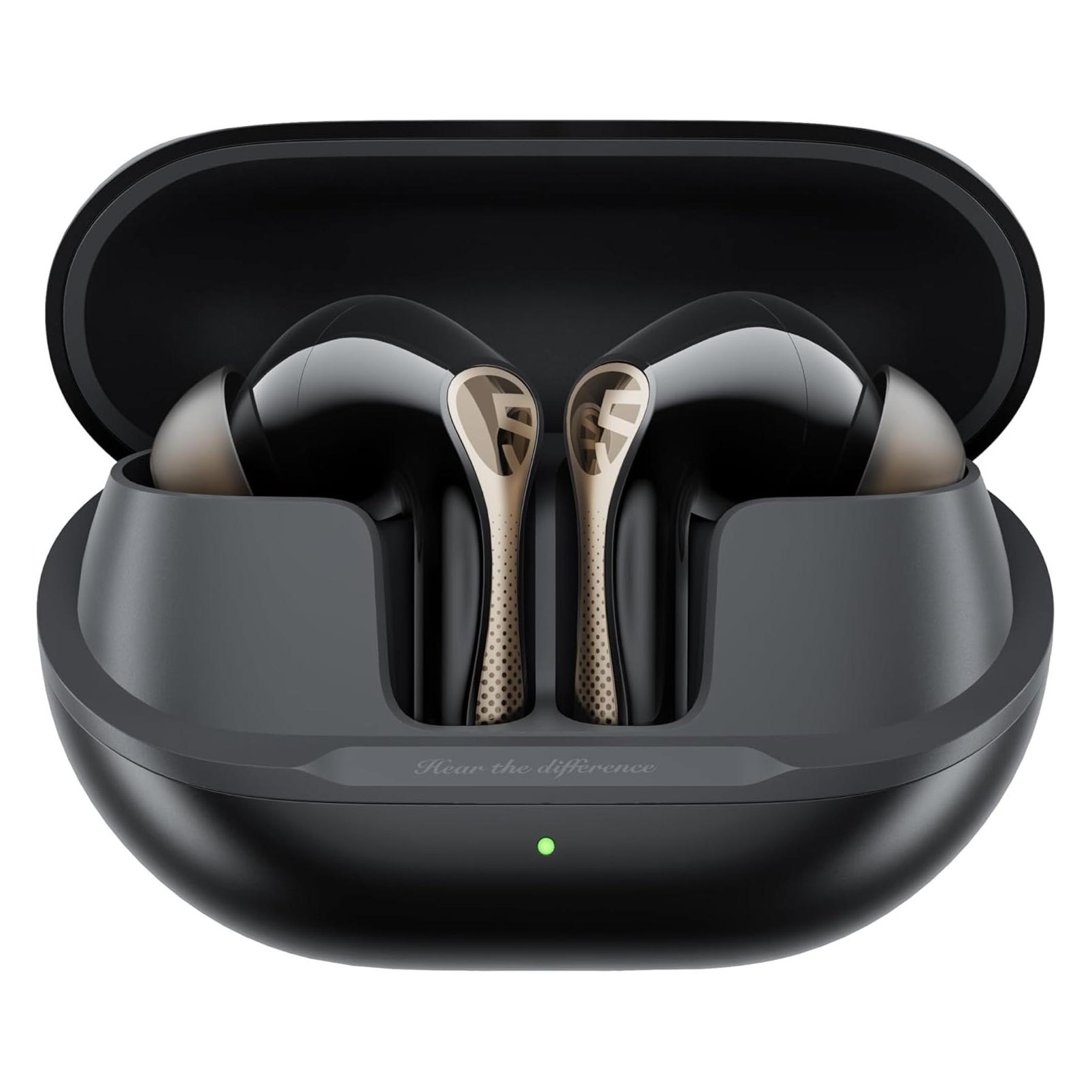 Soundpeats Słuchawki bezprzewodowe Air5 Pro+ Czarne (Kabellos) (6941213639400)