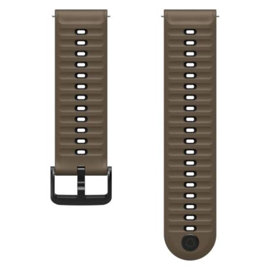 Coros 24mm Watch Band (24 mm, Nylon, Silikon) (BAND-NOM-BRN-L)
