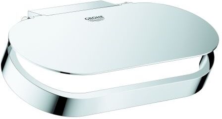 Grohe Selection WC-Papierhalter 41069000 chrom, mit Deckel, Wandmontage, verdeckte Befestigung