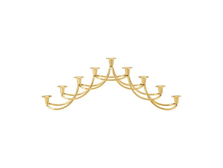 Georg Jensen Chandelier menorah Harmony Acier inoxydable doré