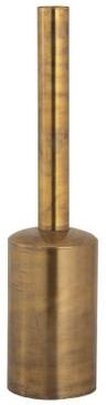 Atlas Lighting and Home Atlas Tucker Antique Gold Metal Vase