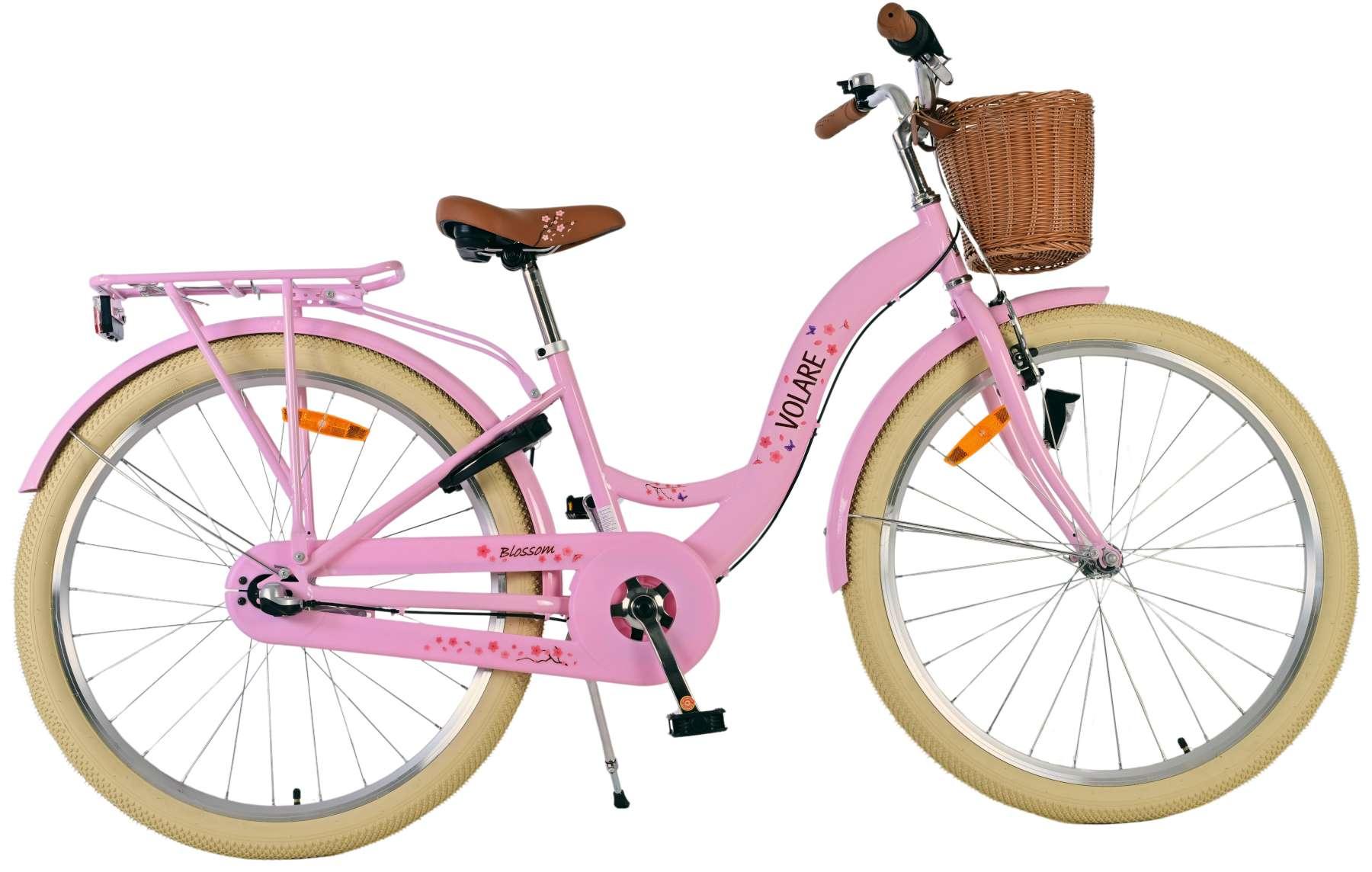 Volare Blossom Kinderfahrrad - Mädchen - 26 Zoll - Rosa - Nexus 3 Gänge