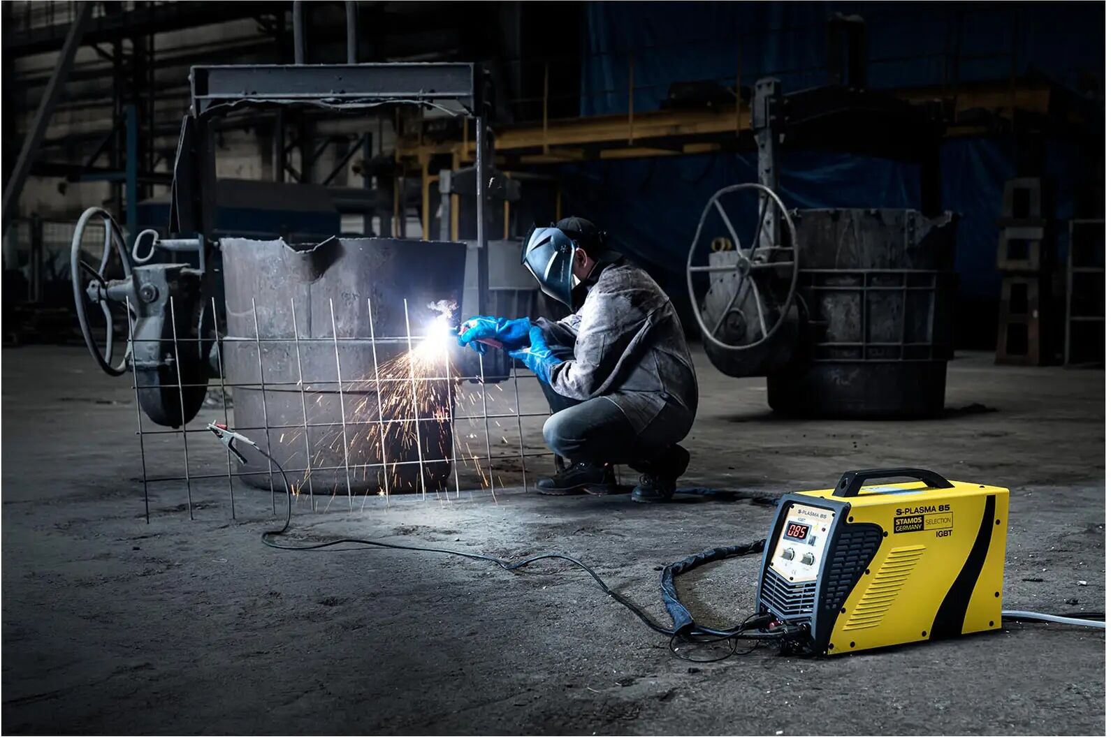 Stamos Selection Plasmaschneider - 85 A - 400 V - Pilotzündung S-PLASMA 85H / SPAWARKA