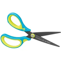 Pelikan 810296 Büro- & Bastelschere Gerader Schnitt Blau, Limette