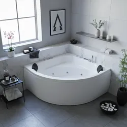 Indoor Whirlpool Eckbadewanne 155x155 cm, 25 Massagedüsen LED, Einbau für 1 Person, Glasfaser-Acryl, Caribia APOLLO Premium, Made in Germany
