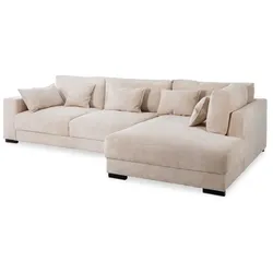filippo Ecksofa Marsala Cord Beige