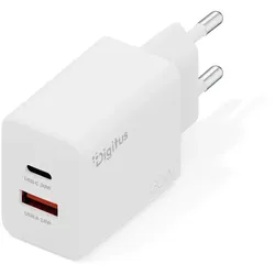 Digitus USB GaN Charger 30W, 1x USB-C, 1x USB-A