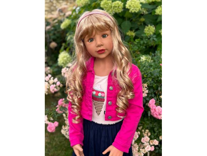 CMTPUPPENGALERIE Stehpuppe Bonnie von Monika Levenig - 122 cm - blond (1-tlg)