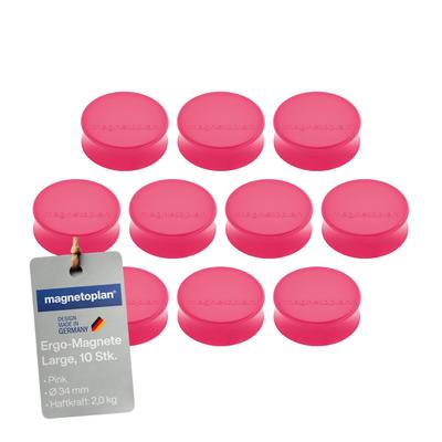 Magnetoplan Ergo large Magnete pink 34mm 10St