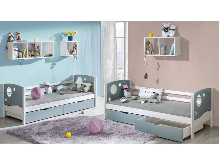 Xlmoebel Kinderbett Weißes Kinderbett im modernen Design aus hochwertigem Material (Kinderbett, Kinderbett), Hergestellt in Europa