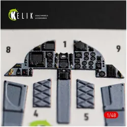 Kelik F-15C (Late) - interior 3D decals for Hasegawa