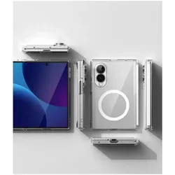 Ringke - Fusion Flap Magnetic - Samsung Galaxy Z Fold8 - Clear (Samsung Galaxy Z Fold8), Smartphone Hülle, Transparent