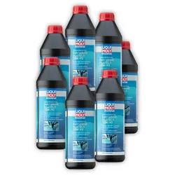 7x Getriebeöl LIQUI MOLY 25070 Marine Vollsynthetisch Getriebeöl GL4/GL5 75W-90 -1L