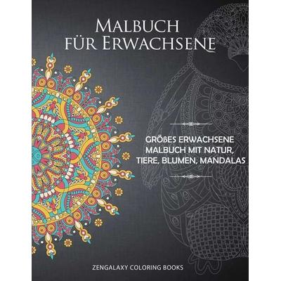 Malbuch für Erwachsene, Taschenbuch von Zengalaxy Coloring, Activity Books, 978-1-951355-78-4