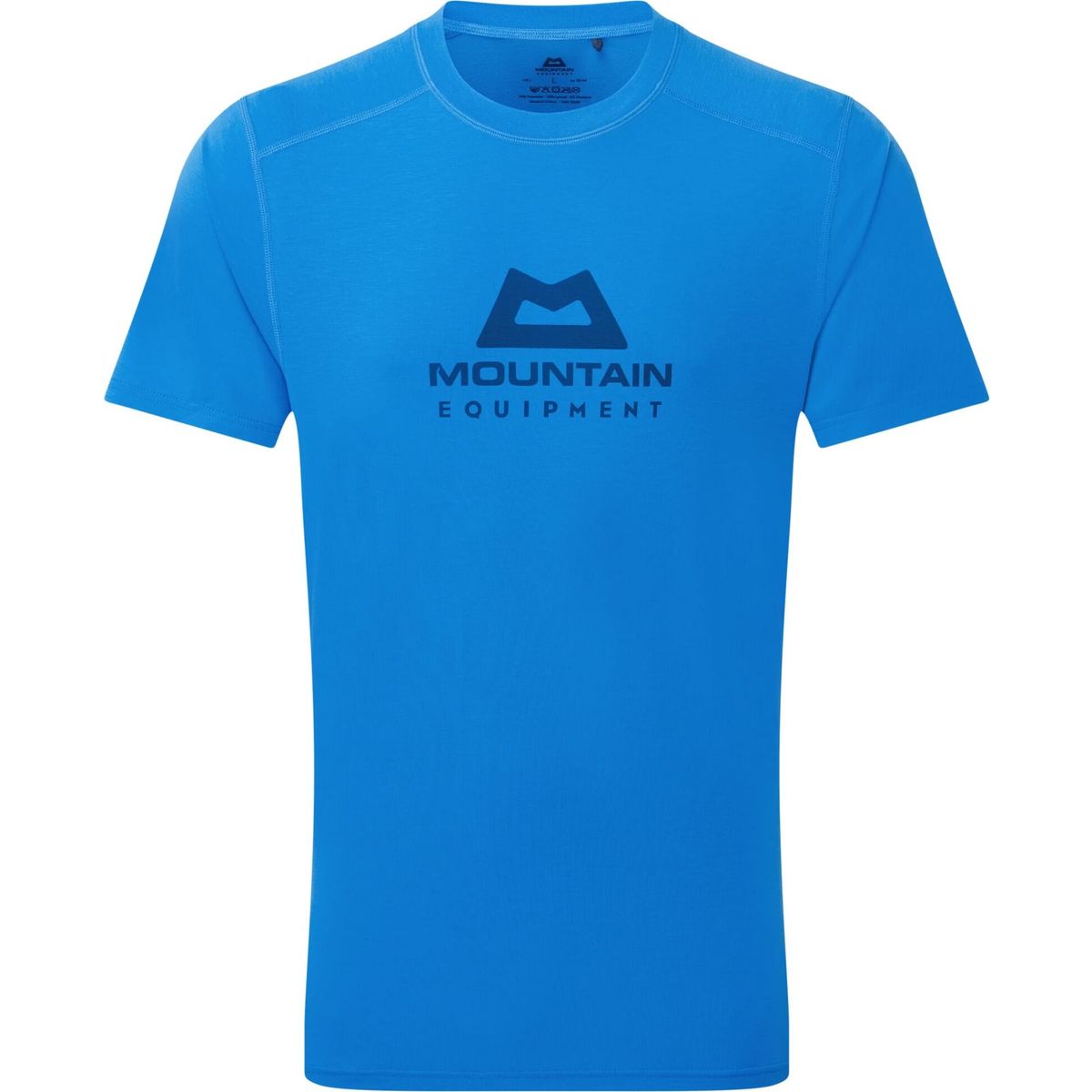Mountain Equipment Headpoint Emblem Mens Tee atlantic blue (Me-01965) S ME-008500-Me-01965-S