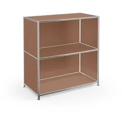 Aktenregal System 4 Metall Braun