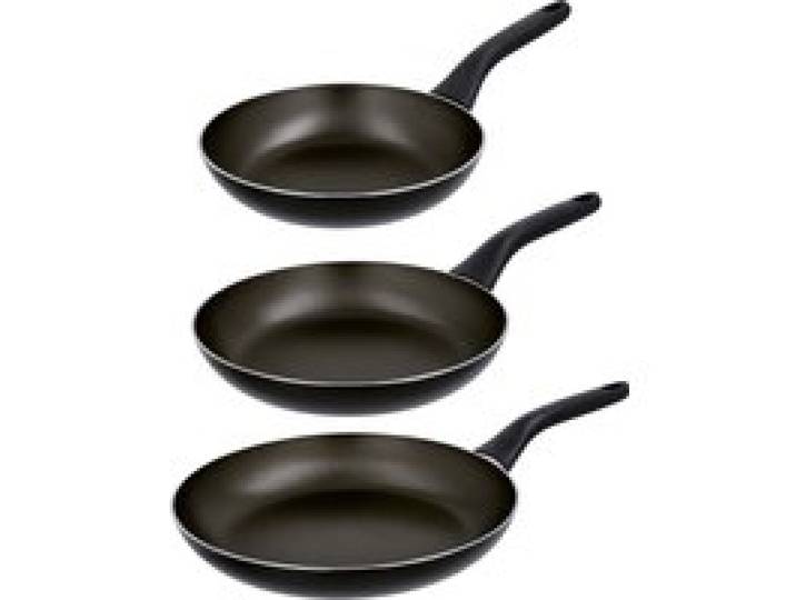SILVERCREST® Set de 3 poêles en aluminium, Ø 20 cm, Ø 24 cm, Ø 28 cm