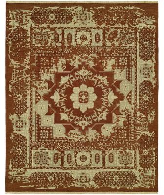 KALATY Modern Multi-Colored Flatweave Wool Area Rug