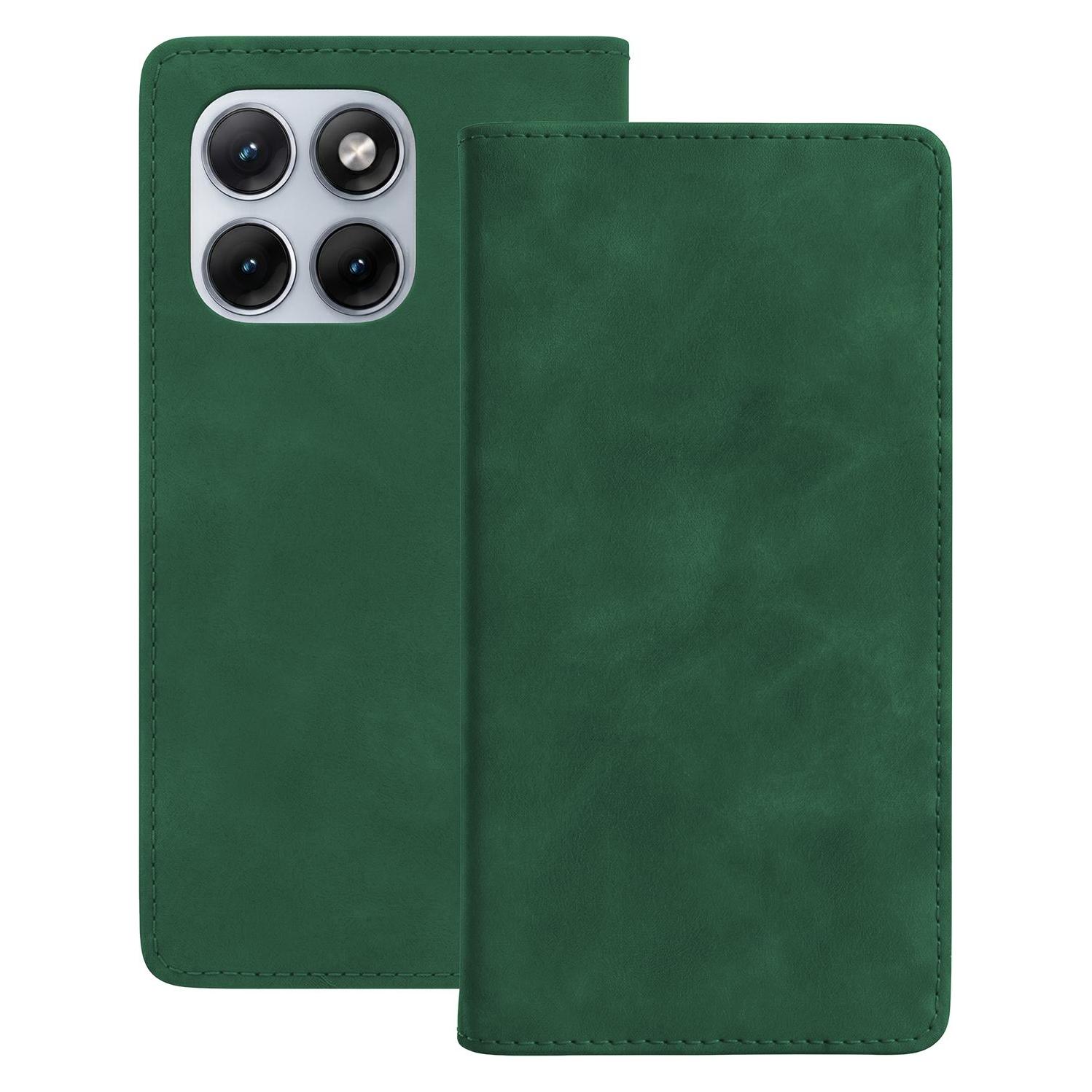 OEM Smart Suede-Hülle für das Motorola Moto G34, grün (Motorola Moto G34) (GSM276573)